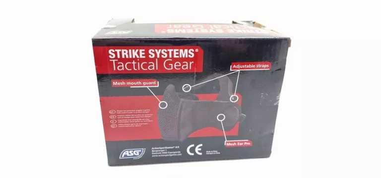 MASKA OCHRONNA TYPU STALKER ASG LOWER HALF METAL Z OCHRANIACZAMI USZU