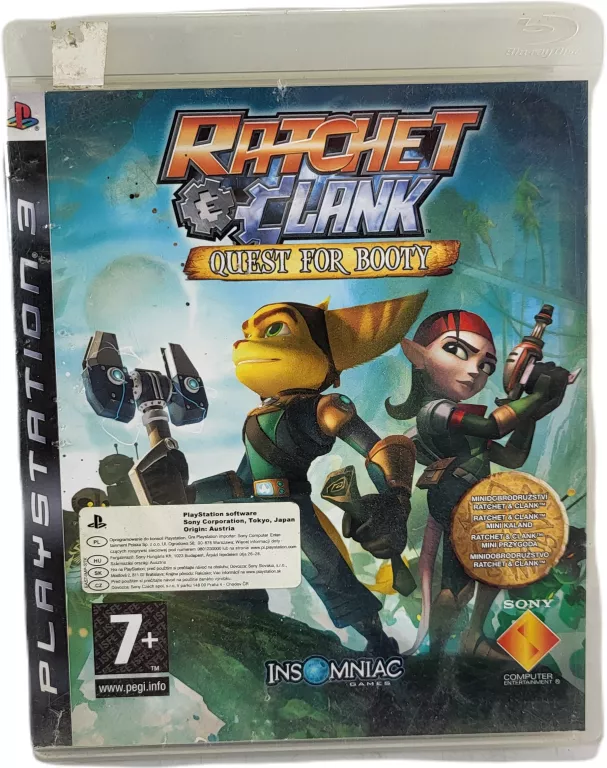 GRA NA PLAYSTATION 3 RACHET CLANK QUEST FOR BOOTY