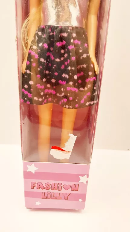 LALKA FASHION LILLY CZARNA SUKIENKA