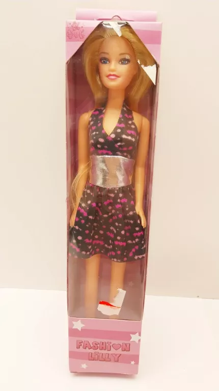 LALKA FASHION LILLY CZARNA SUKIENKA
