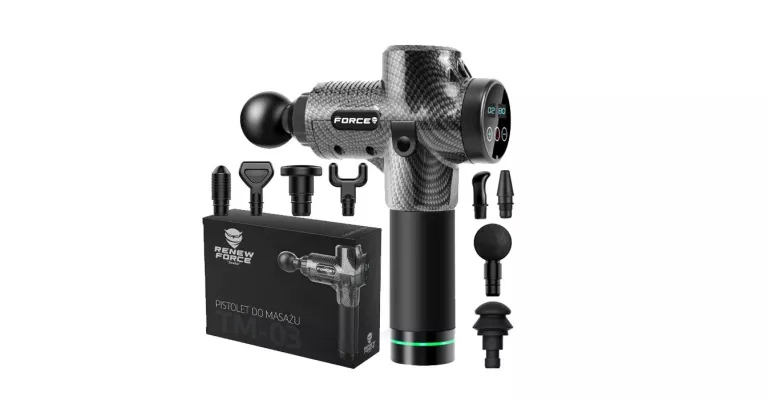 RENEW FORCE PISTOLET DO MASAŻU MASSAGE GUN PRO TM-03