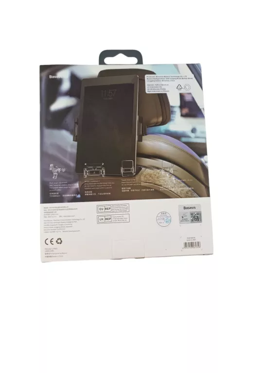BASEUS UCHWYT NA ZAGŁÓWEK NA TABLET TELEFON