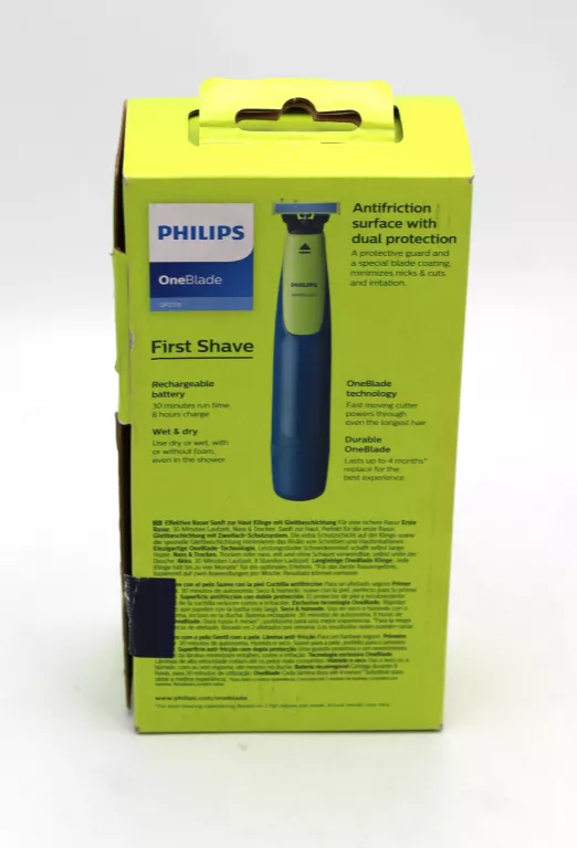 GOLARKA PHILIPS ONEBLADE FIRST SHAVE