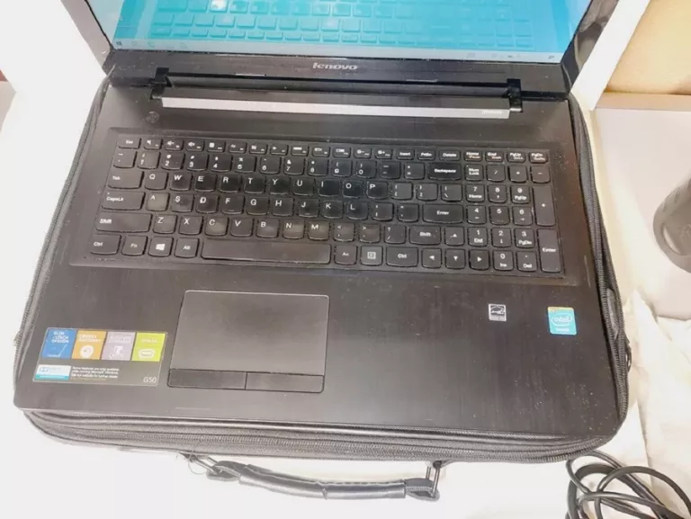 LAPTOP LENOVO G50 4GB 500GB WIN 10 HOME INTEL CELERON ZASILACZ , TORBA
