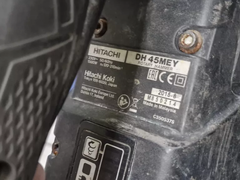 MŁOT UDAROWO-OBROTOWY HITACHI DH 45MEY 1500W