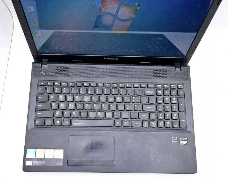 LAPTOP LENOVO G505 + ŁADOWARKA WIN 7/AMD E1/4GB RAMU/1TB HDD