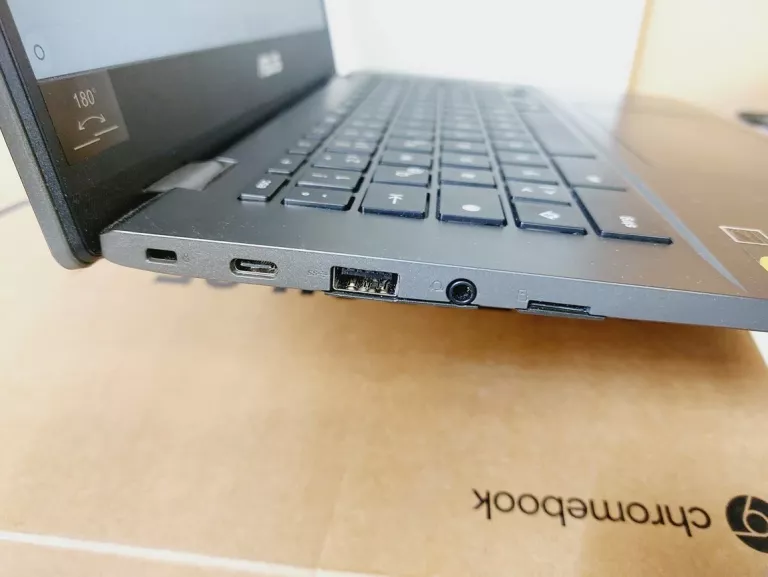 LAPTOP ASUS CM1402CM2 CHROMEBOOK 180 STOPNI + ZASILACZ, PUDEŁKO