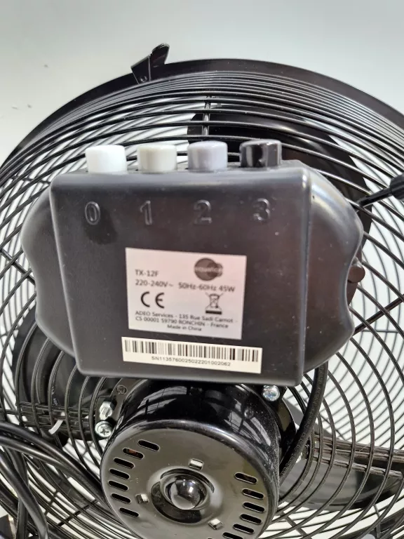 WENTYLATOR PODŁOGOWY 30 CM M5APEQ05 55 W CZARNY EQ