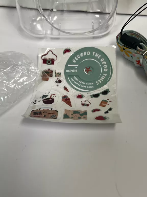 ETUI LOVEINSTANT DO FUJIFILM INSTAX MINI 12 PRZEZROCZYSTY + NAKLEJKI
