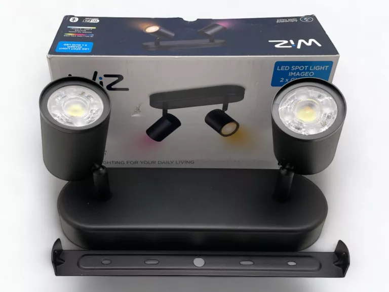 WIZ LAMPA NATYNKOWA/KINKIET/LISTWA LED KOLOROWA 2 PUNKTY ŚWIETLNE