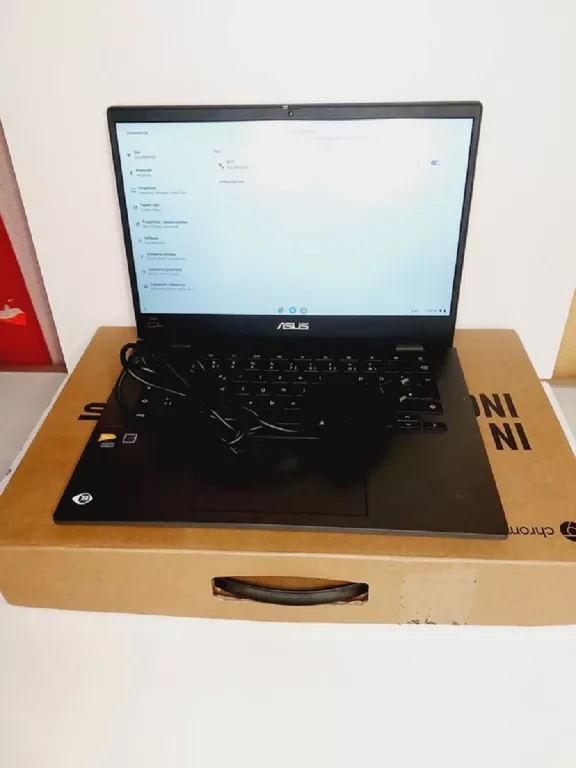 LAPTOP ASUS CM1402CM2 CHROMEBOOK 180 STOPNI + ZASILACZ, PUDEŁKO