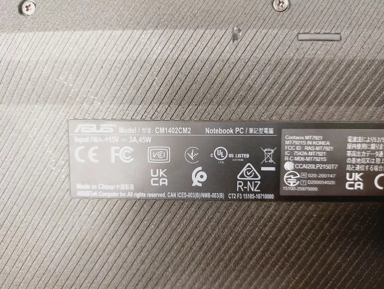 LAPTOP ASUS CM1402CM2 CHROMEBOOK 180 STOPNI + ZASILACZ, PUDEŁKO