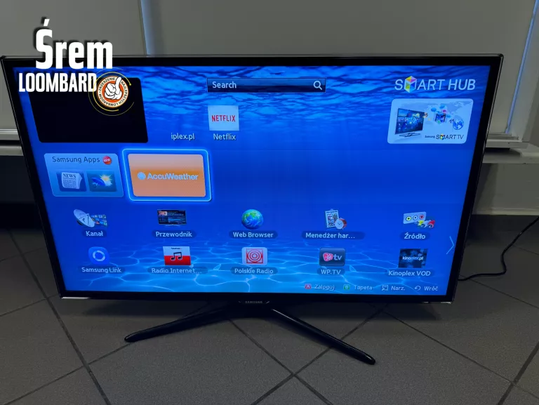 TELEWIZOR SAMSUNG UE40ES5500W + PILOT + ZASILACZ