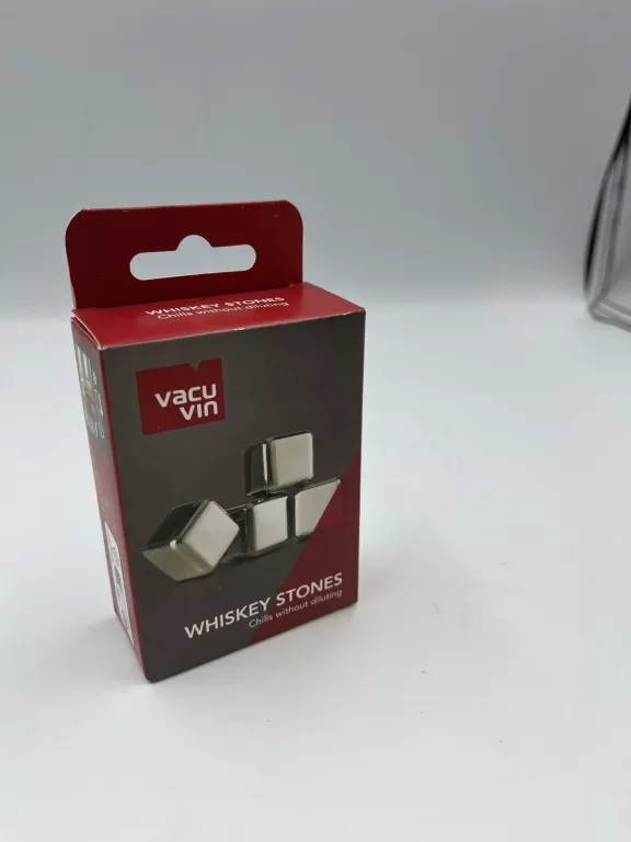 METALOWE KOSTKI DO DRINKÓW VACU VIN WHISKEY STONES