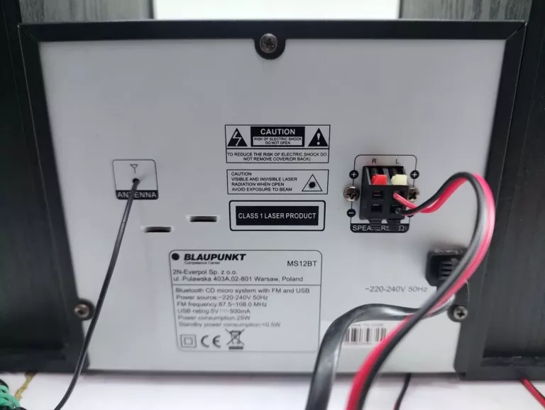 WIERZA BLAUPUNKT MS12BT #OPIS!