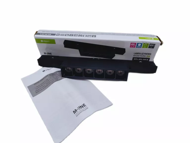 REFLEKTOR SZYNOWY M-LINE CZARNY 1F 480 LM LED (DPM)