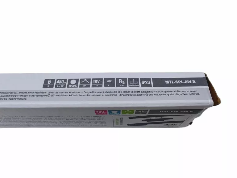 REFLEKTOR SZYNOWY M-LINE CZARNY 1F 480 LM LED (DPM)