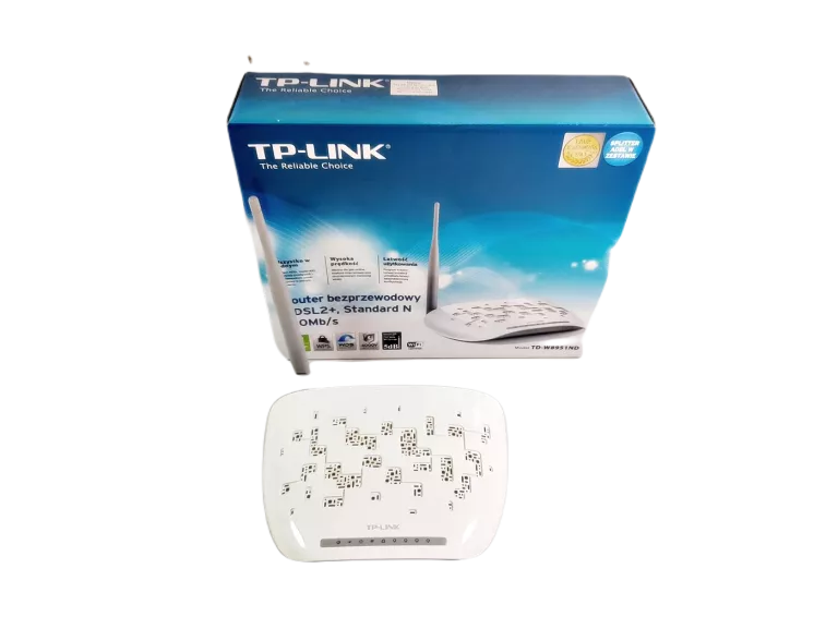 BEZPRZEWODOWY ROUTER/MODEM ADSL2+, STANDARD N, 150MB/S TP-LINK TD-W8951ND