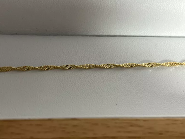 ZŁOTA BRANSOLETKA SINGAPUR 585 1,33 G