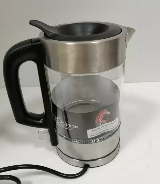 CZAJNIK ELEKTRYCZNY SZKLANY 1.0 L PROFICOOK PC-WKS 1229 G