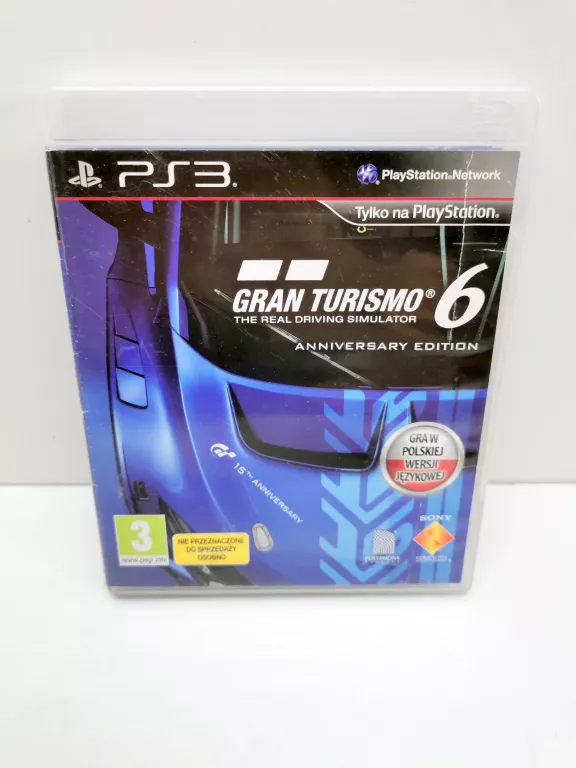GRA NA PS3 -> GRAN TURISMO 6 ANNIVERSARY EDITION