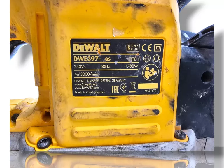 PIŁA DO PUSTAKÓW DEWALT DWE 397-Q5 USZKODZONA