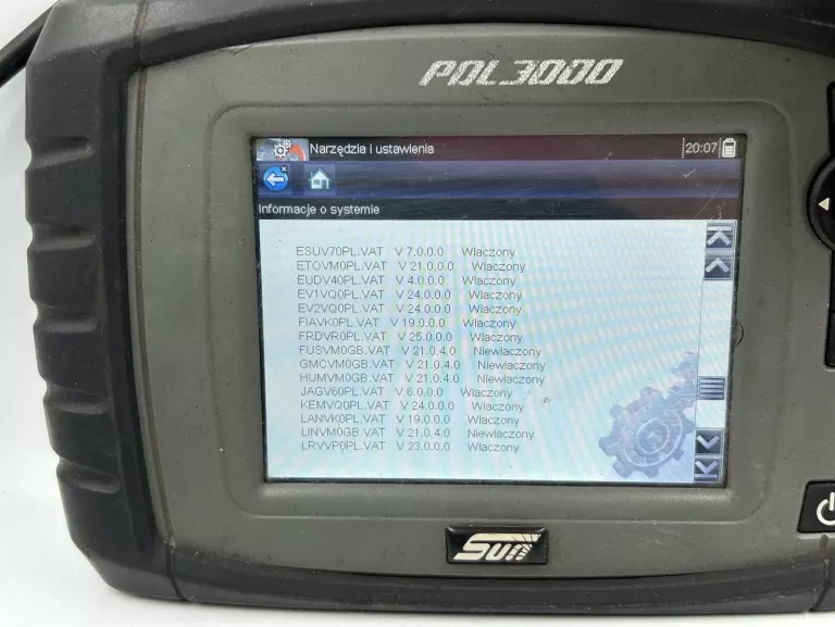 KOMPUTER DIAGNOSTYCZNY SUN PDL 3000 KABEL ZASILAJĄCY