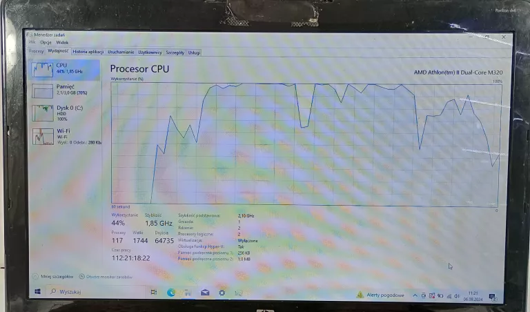 LAPTOP HP PAVILION DV6 ŁADOWARKA
