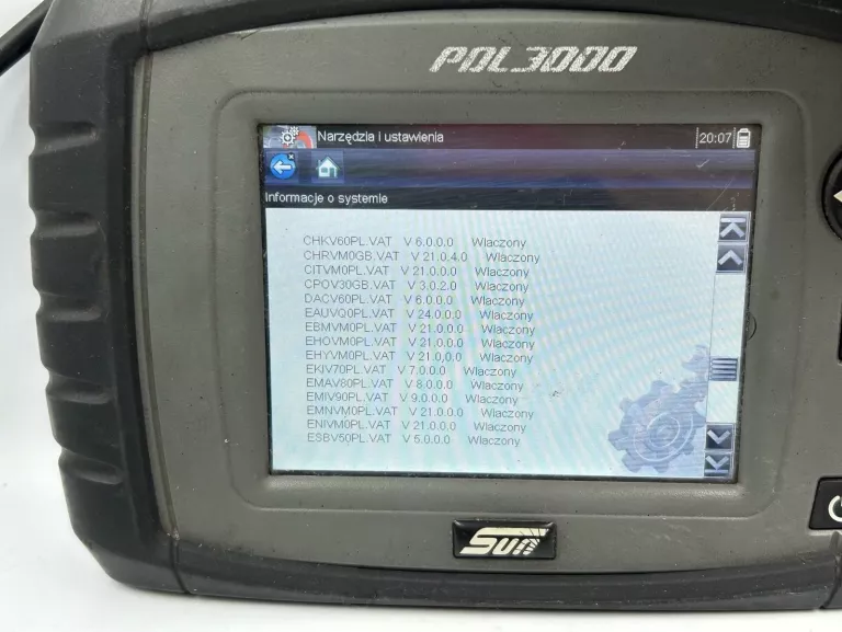 KOMPUTER DIAGNOSTYCZNY SUN PDL 3000 KABEL ZASILAJĄCY