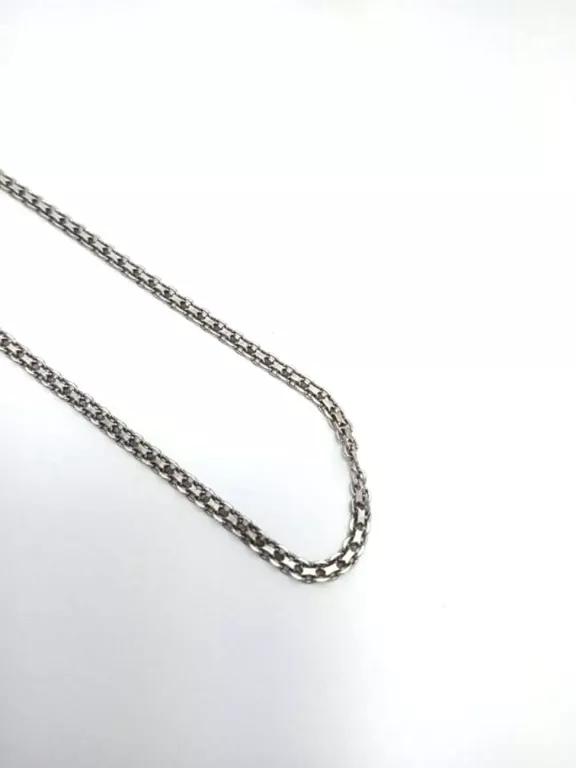 SREBRNY ŁAŃCUSZEK Z WISIORKIEM PR925 - 8,05G - 45CM/3MM