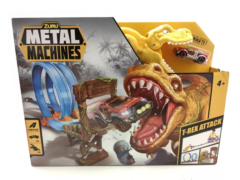 TOR SAMOCHODOWY ATAK T-REXA ZURU METAL MACHINES