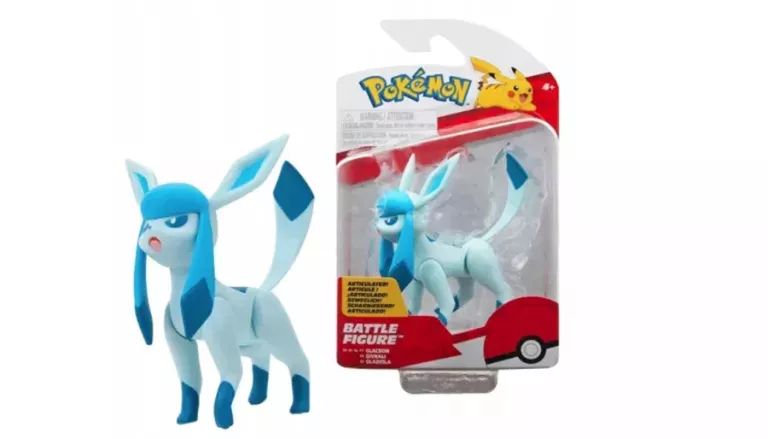 POKEMON FIGURKA BITEWNA RUCHOMA GLACEON PKW3362