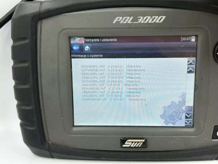 KOMPUTER DIAGNOSTYCZNY SUN PDL 3000 KABEL ZASILAJĄCY