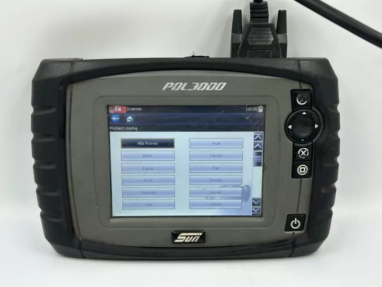 KOMPUTER DIAGNOSTYCZNY SUN PDL 3000 KABEL ZASILAJĄCY