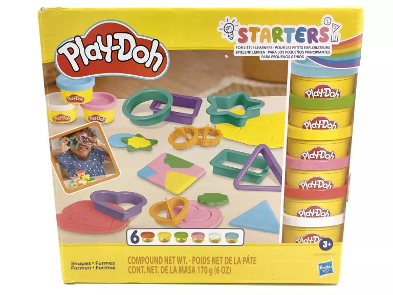 CIASTOLINA PLAY-DOH STARTERS 6 TUB + FOREMKI