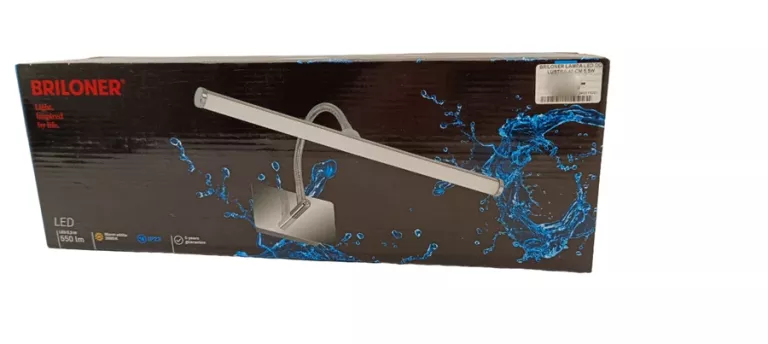 LAMPA LUSTRZANA LED 40 CM 5,5W 550LM CHROM