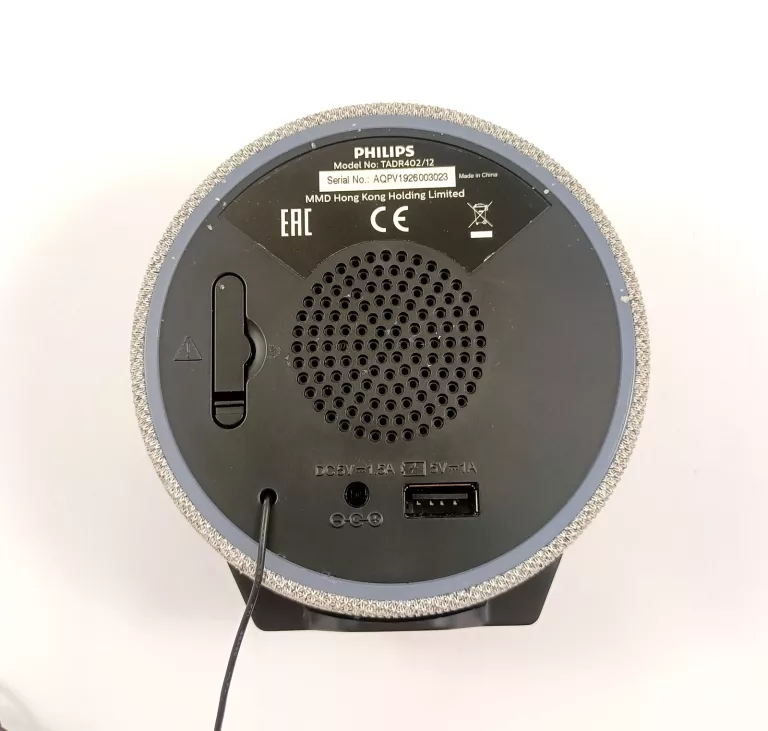 RADIOBUDZIK PHILIPS TADR402/12 SZARY/ZASILACZ