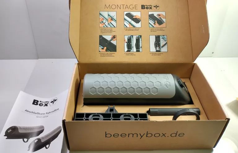 BEEMY BOX SCHOWEK POJEMNIK PUDEŁKO NA RAMĘ ROWEROWĄ 26,7 X 7,6 X 8,9 CM
