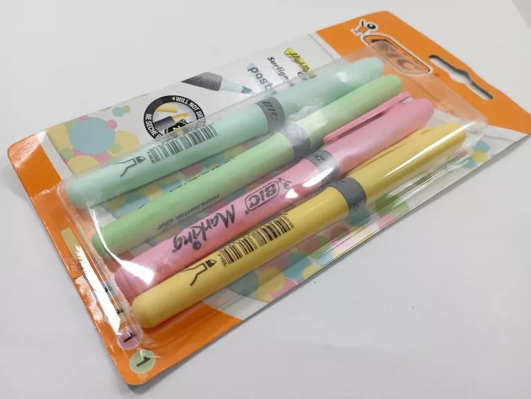 ZAKREŚLACZE BIC PASTELOWE KOLORY