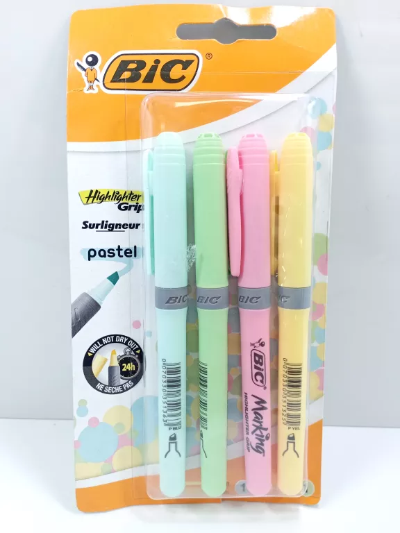 ZAKREŚLACZE BIC PASTELOWE KOLORY