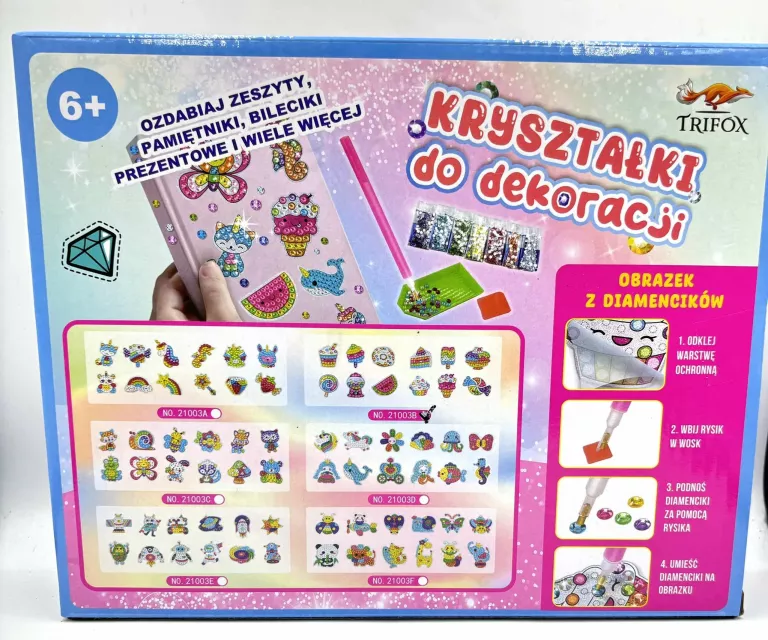 KRYSZTAŁKI DO DEKORACJI TRIFOX ZWIERZĄTKA