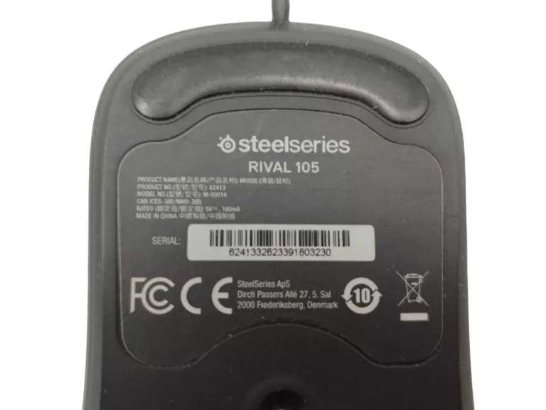 ZESTAW MYSZKA STEELSERIES RIVAL 105 + KLAWIATURA SPIRIT OF GAMER ELITE K2