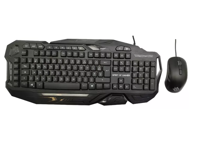 ZESTAW MYSZKA STEELSERIES RIVAL 105 + KLAWIATURA SPIRIT OF GAMER ELITE K2
