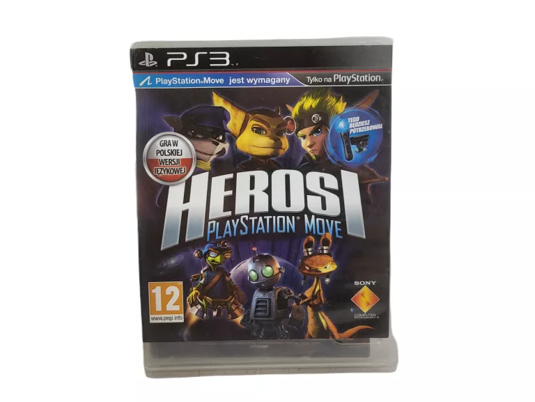 GRA NA PLAYSTATION 3 HEROSI PLAYSTATION MOVE POLSKA WERSJA