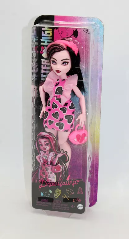 LALKA MATTEL MONSTER HIGH DRACULAURA HKY74 30 CM