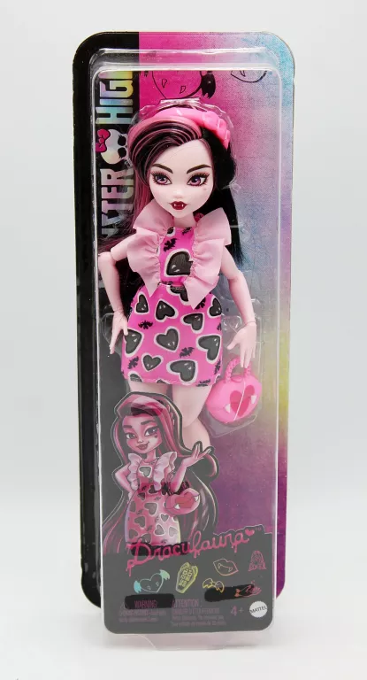 LALKA MATTEL MONSTER HIGH DRACULAURA HKY74 30 CM