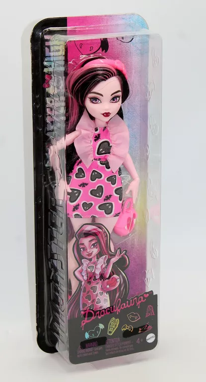 LALKA MATTEL MONSTER HIGH DRACULAURA HKY74 30 CM