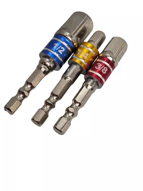 ADAPTERY DO KLUCZY NASADOWYCH *1/2* 1/4 *3/8* ZESTAW 3SZT