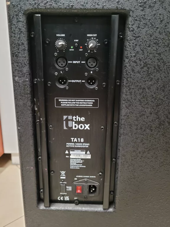 KOLUMNA ACTIVE 18" BANDPASS SUBWOOFER THOMANN THE BOX TA18