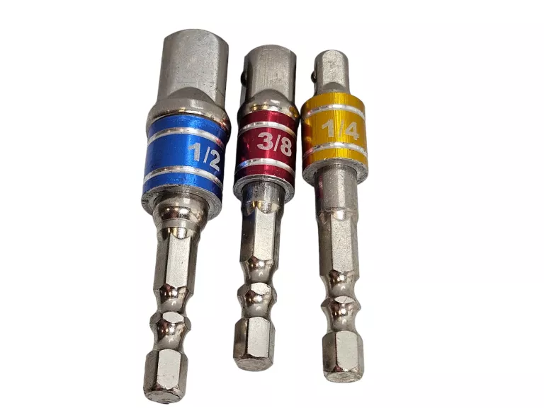ADAPTERY DO KLUCZY NASADOWYCH *1/2* 1/4 *3/8* ZESTAW 3SZT